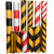 交通反光膜 防撞柱子杆 红白黄黑双色斜条纹警示电力标识贴纸 加强型1.24米红白斜纹 45.7米