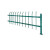 唯曼 折弯式草坪护栏篱笆栏杆篱笆围栏锌钢护栏花园围栏市政护栏绿化栅栏围栏栅栏 安装高度0.6米/1米价