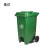 鲁识 LS-rt85 100升 特厚脚踏户外垃圾分类垃圾桶大号环卫商用脚踩公共场合物业箱 垃圾箱 100升特厚脚踏桶(绿色)
