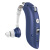 婕满果谷米跨境智能降噪助听器老人耳背式充电款集音器 声音放大器配件 蓝色