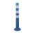 75CM塑料警示柱弹力柱隔离桩护栏交通设施路障锥反光柱防撞柱塑料 75CM加厚软橡胶（撞不断）蓝白
