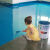 环氧树脂水性地坪漆清漆地面漆地板漆水泥地室内耐磨防滑油漆 深棕 2斤送工具(1kg)