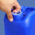 加厚级塑料桶水桶酒油壶5升公斤kg化工桶废液桶堆码桶方形桶 5L蓝色（4个）