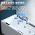 摩恩阳光系列家用成人亚克力扶手浴缸大容量独立式小户型卫生间网红浴池 空缸 1.4m