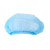 帮手仕 一次性无纺布防尘帽 条形帽厨房餐饮车间防污加厚头罩蓝色双筋 100个/包