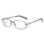 金属框防镜防冲击安全眼镜护目镜可配近视镜老花镜眼镜架 齐佑DM308眼镜送眼镜盒布