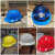橙央国标ABS安全帽工地男透气建筑工程施工劳保加厚定制头盔领导印字 蓝色透气孔安全帽
