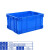 周转箱塑料收纳箱长方形盒加厚框物流筐胶箱整理筐子养鱼箱子龟箱 6512外径555*410*260