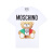 Moschino/莫斯奇诺 女士 Italian小熊短袖T恤 情侣款上衣短袖 0708 0540 1555黑色 XXS