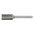 伍尔特官方（WURTH）0616001011 MX齿不锈钢用硬质合金带端齿磨头-D6-WL18MM
