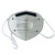 耐呗斯 KN95口罩 防异味粉尘活性炭工业口罩 耳戴式带阀 外置鼻梁 NBS9501VC 20只/盒