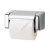 木洁纸巾盒厕所卷纸器 卫生间手机置物单联双卷筒纸巾手纸厕纸架 MJ606(ABS+电镀)