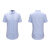 韦路堡（VLOBO word）VY2007028 夏季衬衫工作服/女士短袖衬衫/短袖衬衫工作服(定制） g 蓝色 2XL 