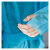 丽都依臣 一次性CPE袍隔离衣塑料围裙反穿连体防水防灰尘防护服 40g蓝色 10件 