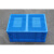 大塑料筐周转箱长方形物流箱子收纳盒子胶箱胶框储物框子转运盒框 灰色物流箱带平盖 4322箱400*300*230加强底