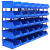 海斯迪克 组合式零件盒 塑料元件物料盒货架螺丝盒 HC7蓝180*120*80mm（3个起售）
