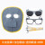 焊工面罩牛皮电焊面罩烧焊氩弧焊脸部防护电焊眼镜防冲击隔热面罩 牛皮面罩+浅色眼镜+透明眼镜+绑带