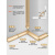 灵镁定制墙角压条吊顶收铝合金阴角线槽装饰条边条地板收口阴角线条三 加无痕亚克力背胶(一支2.7米加1* 20mm 2.7m*