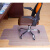 谋福（CNMF）PVC透明椅子垫 桌椅垫木地板防滑垫【透明凸型(600*900*1.5)mm】