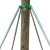 定制  3米树木支撑架含25厘米直径抱箍 热镀锌2MM厚支架 20套起订