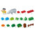 邦宝（BanBao）积木拼装儿童早教模型动物游乐园3岁+玩具六一礼物 犀牛谷9568（1公仔）