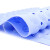 冰禹 BGA-435 PVC防滑垫 按摩脚垫 浴室浴缸防滑垫 洗澡防滑吸盘垫子 蓝色45*78cm