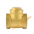 黄铜止回阀水管水泵用逆止阀自来水单向阀 特大DN20(软密封)(3/4)(6分)