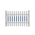 汉域 pvc塑钢护栏 隔离防护栅栏景区园林绿化带护栏篱笆围栏 3米宽1.5米高