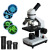 东部工品 电子生物显微镜高清光学实验室单目显微镜 单目微调显微镜81 