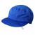 工作帽工厂车间定制网帽白色卫生帽耐磨 浅蓝头顶布（后脑勺有网兜） 均码