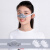 适配鼻罩防尘透气工业口罩男女粉尘灰打磨雾霾呼吸阀 浅云灰+50片活性碳棉