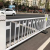 画萌白色莲花护栏城市创意道路护栏马路中央防撞隔离栏金色市政护栏 1.2m*高3m长