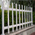 蚁揽月 pvc塑钢草坪护栏变压器围墙施工围挡 户外花园庭院绿化带围栏CP-06栅栏80cm高度每米的价格