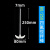 四氟搅拌棒PTFE聚四氟乙烯搅拌桨耐酸碱耐高温搅拌水桨25 30 40 50cm实验室F4工业品 zx杆长25cm叶展8cm