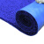 苏识 地垫大面积门口防滑红地毯室外防水垫子塑料丝圈 1.8米宽*10米长1.5cm厚 红色 块