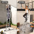 格美居（GEMJU）家用多功能伸缩梯子室内折叠人字梯铝合金加厚工程梯直梯升降楼梯 出口原版 多功能1.6 1.6=直3.2米