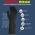 黑色橡胶耐酸碱工业手套加厚耐磨化学防腐蚀化工防水劳保作用防护 35CM工业耐酸碱手套（5双装） 均码