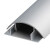玛仕福 铝合金弧形地板线槽地槽 隐形地面防压防踩穿线槽 布线走线槽 5号(长1米) 