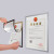 玛仕福 磁性展示贴10个 营业执照保护套中介房源信息磁力牌 A5银色