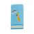 京京毛巾 T-6631纯棉毛巾动物刺绣吸水洗脸小毛巾 25*50cm 50g 蓝长颈鹿