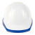 成楷科技 CKT-NTN 国标安全帽工地领导用 ABS防砸防冲击 双色透气安全头盔 蓝色 1顶