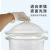 厚创 实验室玻璃干燥器 防潮干燥皿 除湿实验室器具减压干燥罐 350mm 透明 