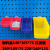 定制零件盒塑料背挂式物料盒五金工具挂板方孔百叶工具货架洞洞板 盒子110*105*50蓝
