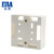 公元（ERA）PVC电工管件86型明盒接线盒胶明箱接线管走线槽墙面明装单盒 86*45