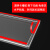亚克力透明卡槽胶条耐高温强力粘贴有机玻璃PS广告展示板插槽专用 宽3mm*长10M* 厚3.3mm50卷