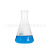 定制三角烧瓶实验室锥形瓶玻璃瓶广口平底烧瓶高硼硅加厚玻璃锥形 加厚50ml5个价