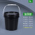 适用批发化工桶塑料桶包装桶黑色避光桶pp桶试剂瓶方桶避光塑料罐 4L-黑色方桶(高款)