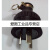 电木橡胶三扁防水20A插头WJ2320（国内16A空调插通用） 黑色