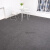 定制办公室地毯商用PVC拼接方块客厅台球厅水泥地隔音地垫大面积工业品 zx深灰色加强型 50*50cm1块沥青底