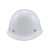 定制适用于钢工地国标白色施工夏季透气男头盔logo印字 315国标ABS白色